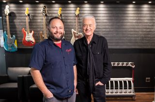 Custom Shop Master Builder Paul Waller and Jimmy Page