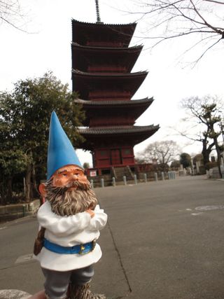 Kern the gnome in Japan.