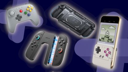 Budget gaming tech on a dark blue background