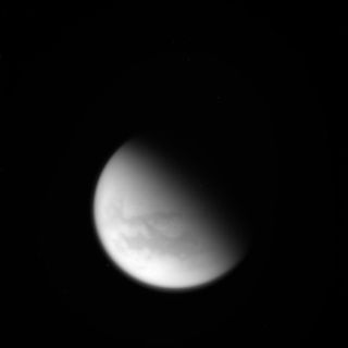 Unprocessed image of Saturn's moon TItan