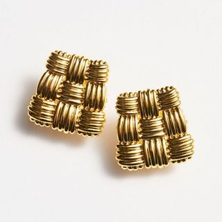 
Other Stories Braided Stud Earrings