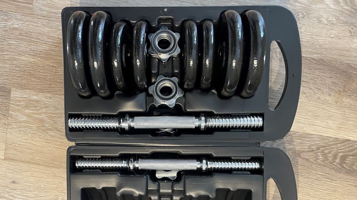 Amazon Basics Adjustable Weight Set review TechRadar