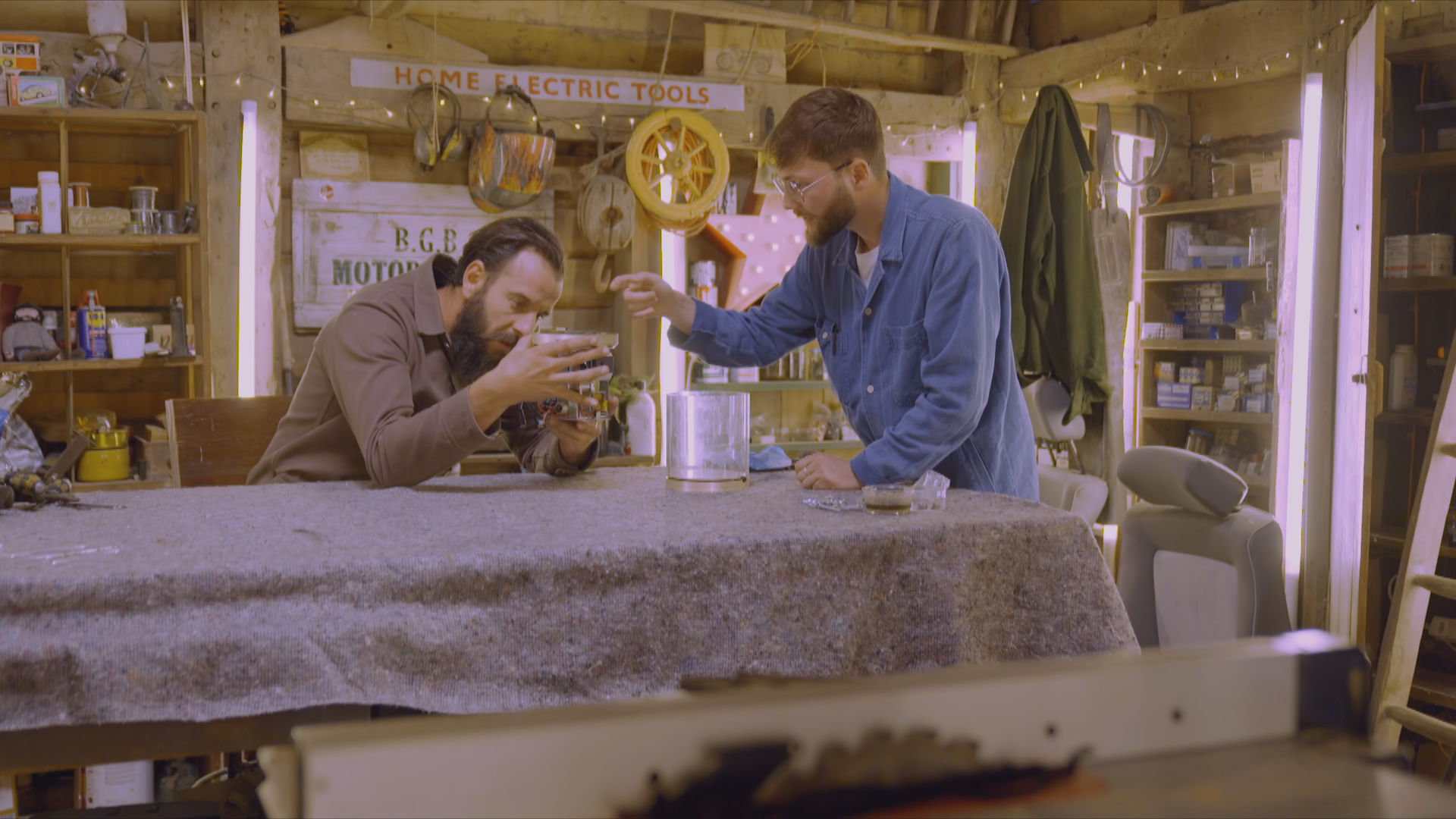 Researchers found a 1970 camera trap originally set up to research the Loch Ness legend. Here, the camera is being restored in a repair shop