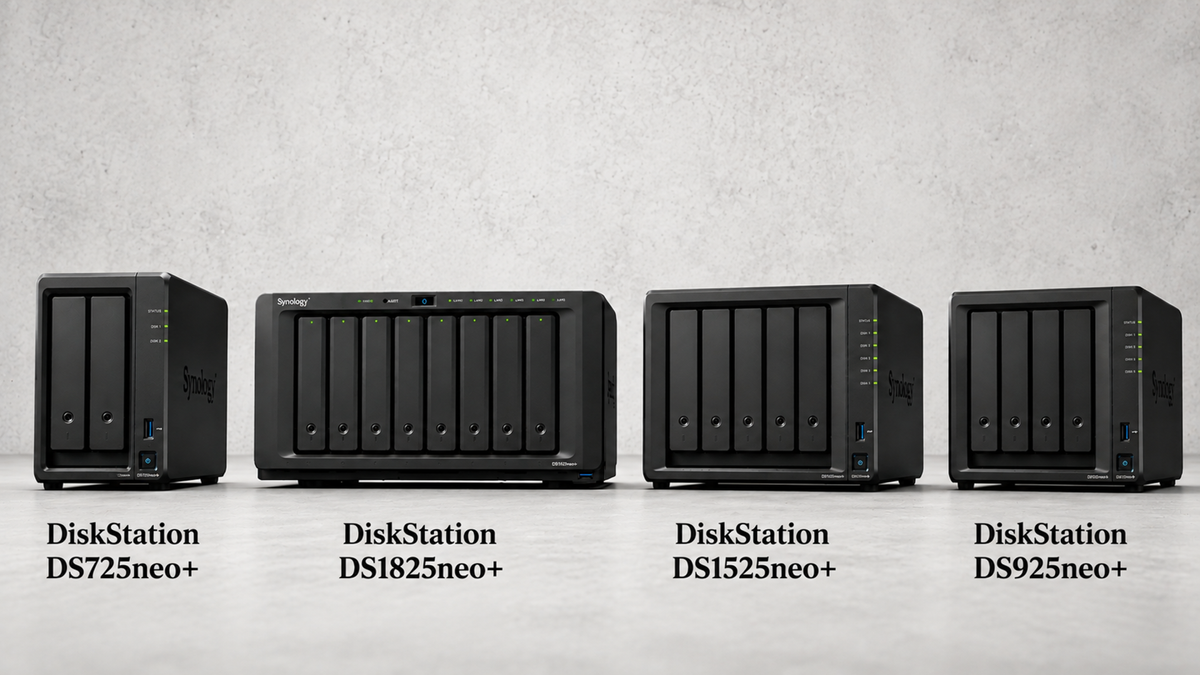 Synology reveals a host of new NAS devices it says can balance budget and power requirements for all users