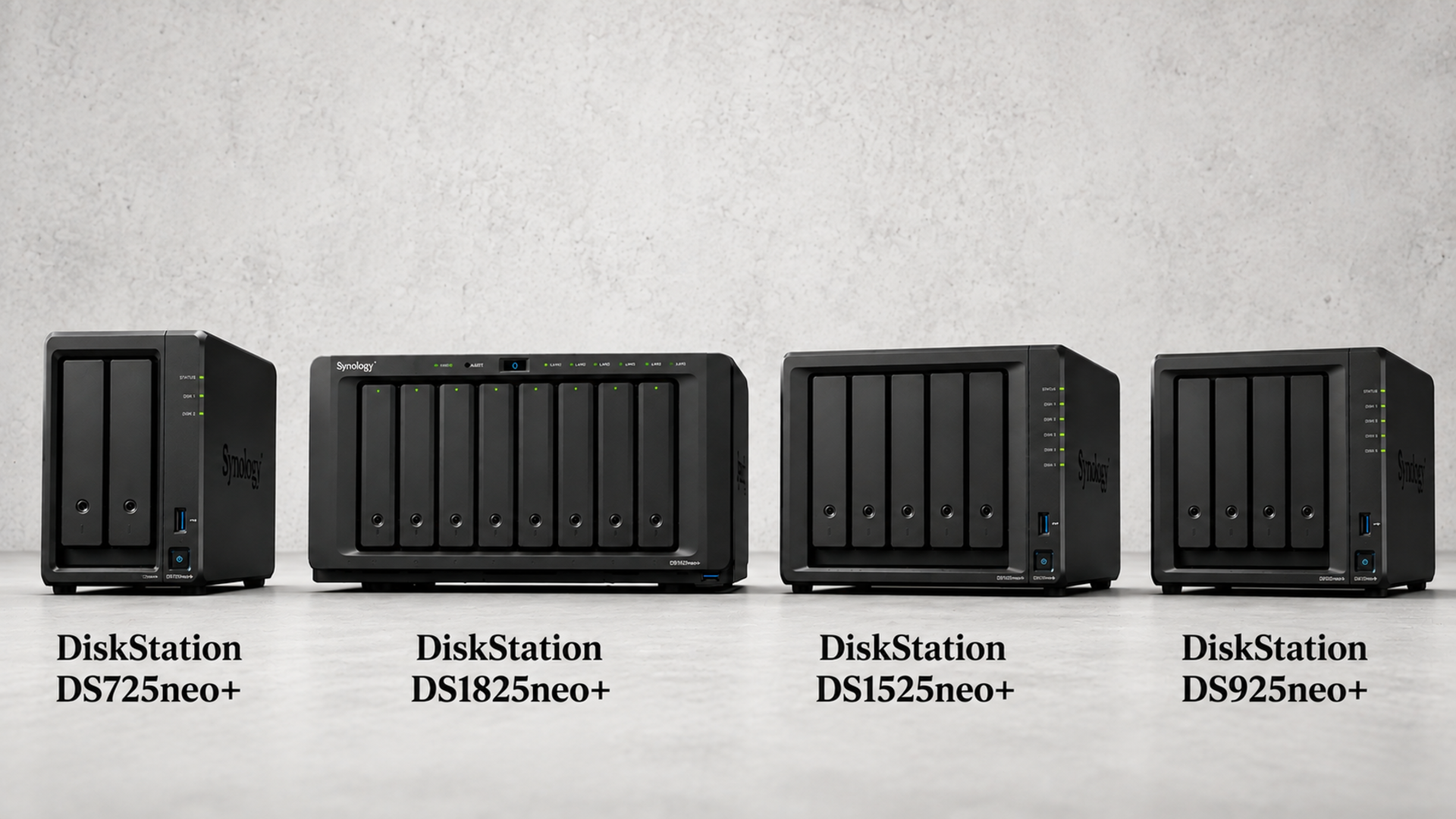 Synology DiskStation DS1825neo+, DS1525neo+, DS925neo+, DS725neo+