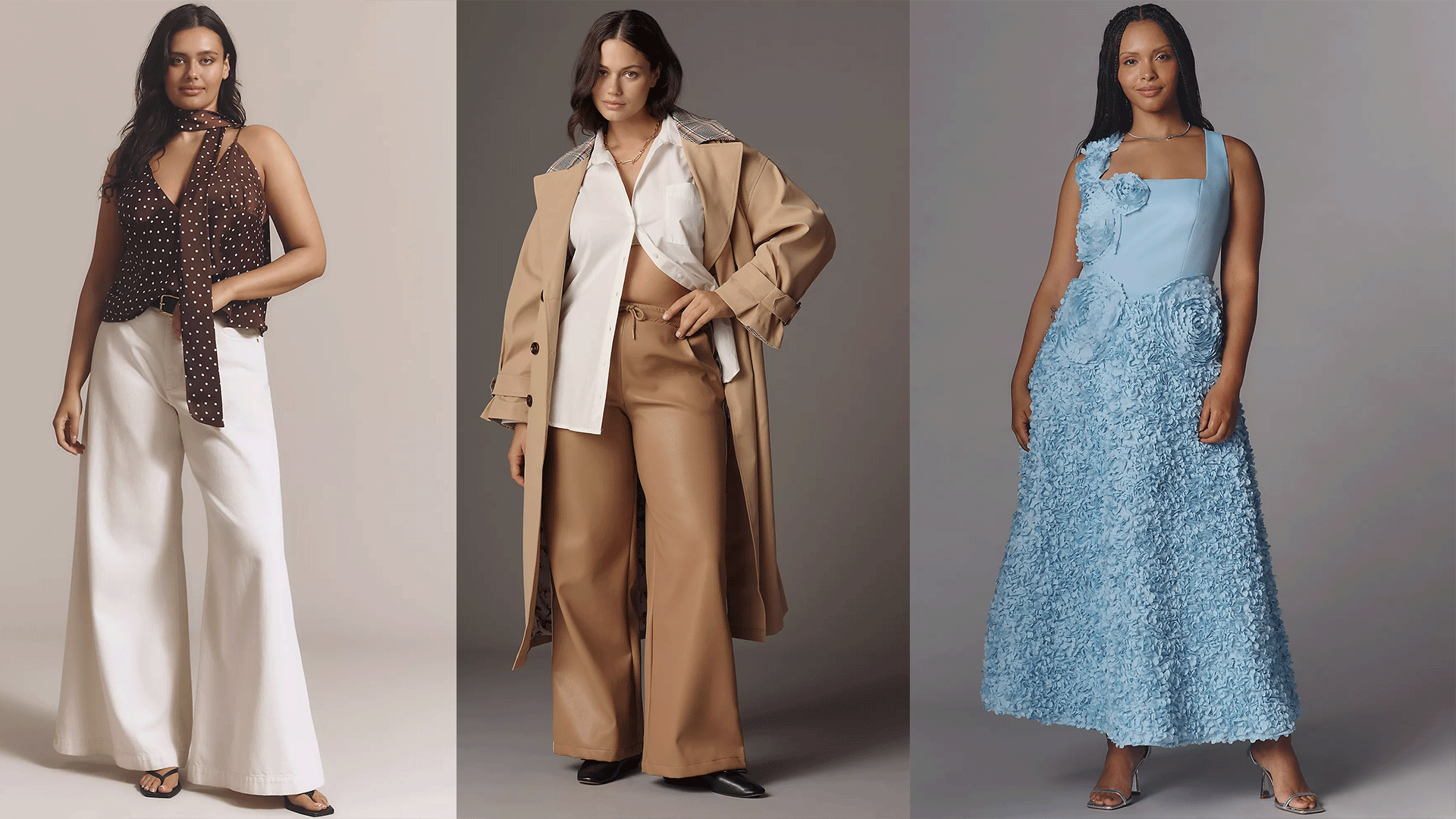 models wear anthropologie clothing 