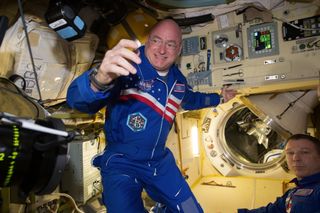Scott Kelly Onboard ISS