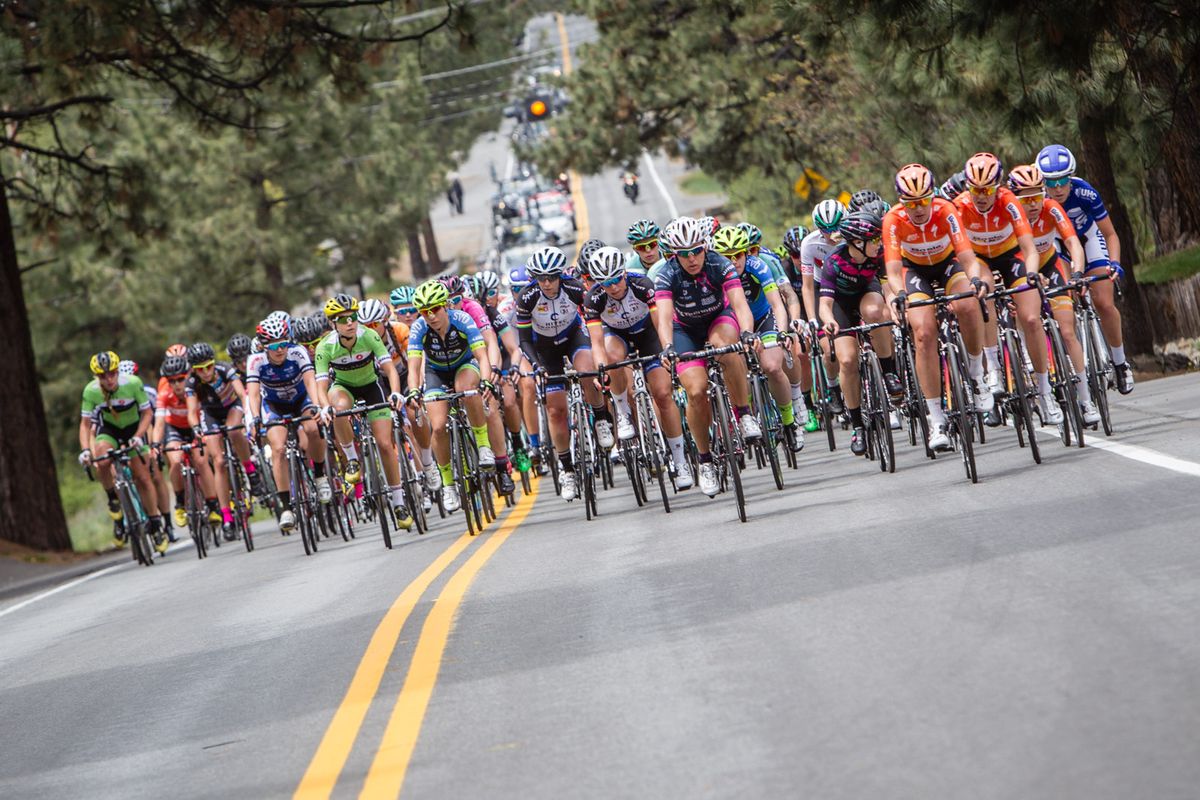The women's field on todays rally hills