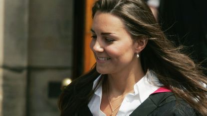 Kate Middleton leaves Younger Hall after her graduation ceremony, June 23, 2005 in St Andrews, Scotland. The Prince, who earnt a 2:1 class Ma in Geography, will lose the special protection set up to prevent the media from trailing him whilst he was in full-time education. William will be conducting his first solo official engagements in New Zealand over the next few months which will include ceremonies marking the anniversary of the end of World War II.