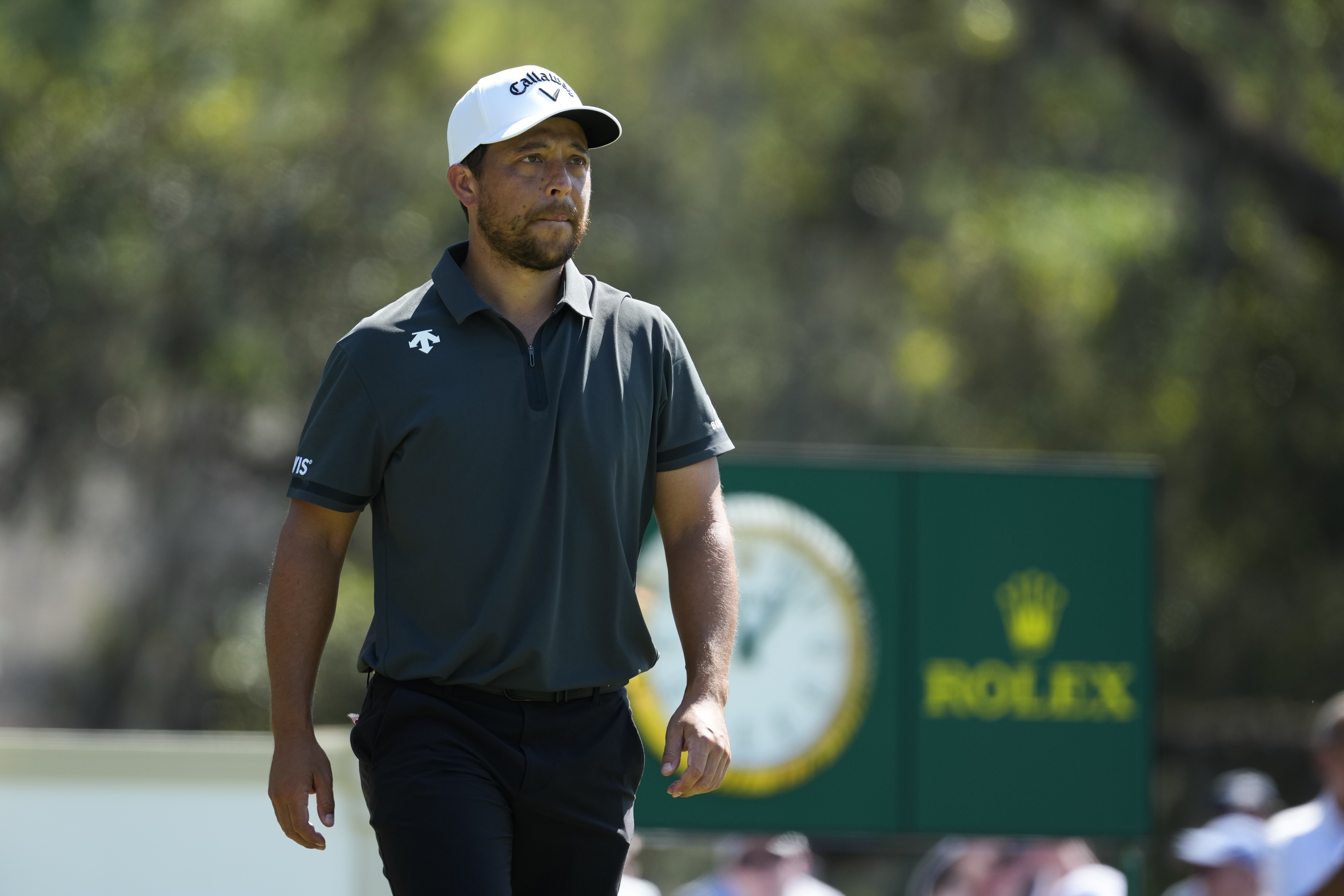 Xander Schauffele on the seventh hole during the second round of RBC Heritage at Harbour Town Golf Links