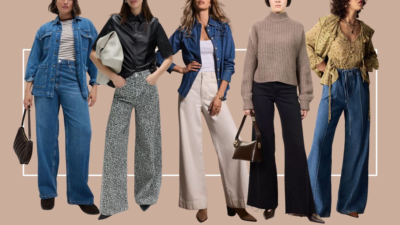 Image of best wide leg jeans