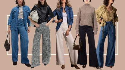 Image of best wide leg jeans