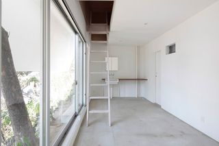 House with Eaves and Attic white interiors