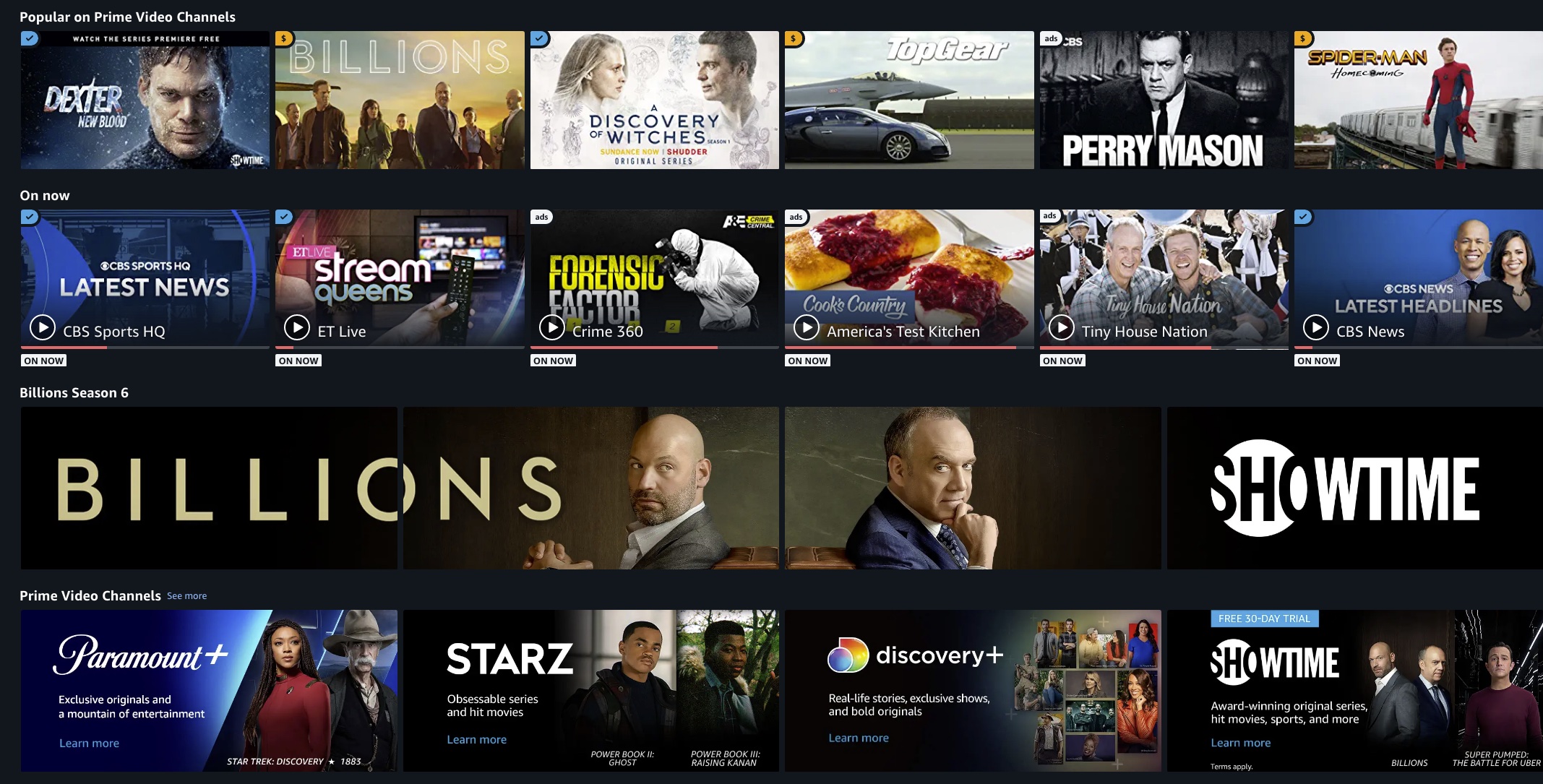 Amazon Prime Video Channels