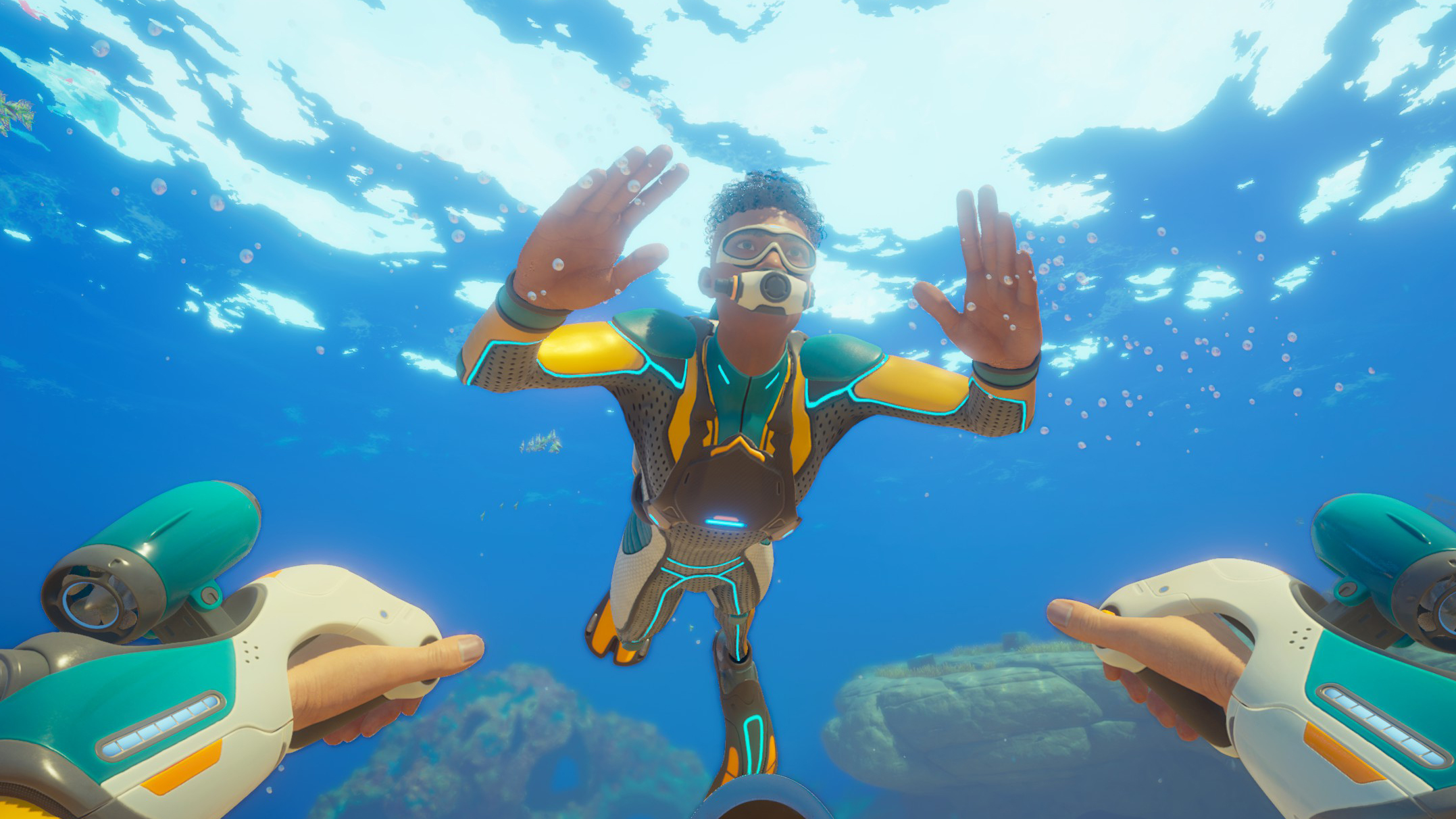 A scubadiver