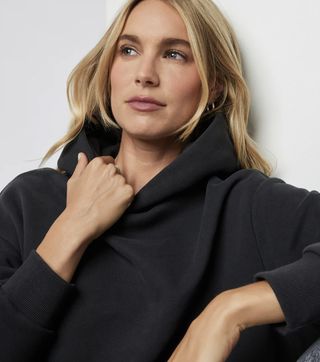 Restore Oversized Hoodie - Washed Black - Xxs