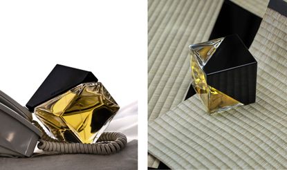 Setchu fragrences in glass cube bottles