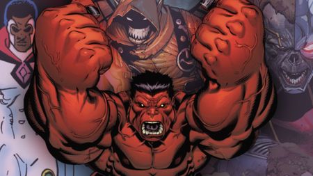 Red Hulk, Bloodwynd, Hobgoblin, and Deathlok combined