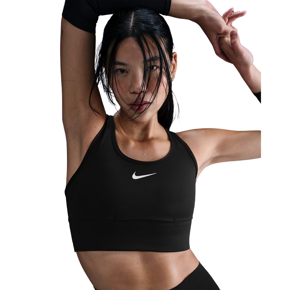 Nike Swoosh Pocket Medium-Support Padded Longline Sports Bra