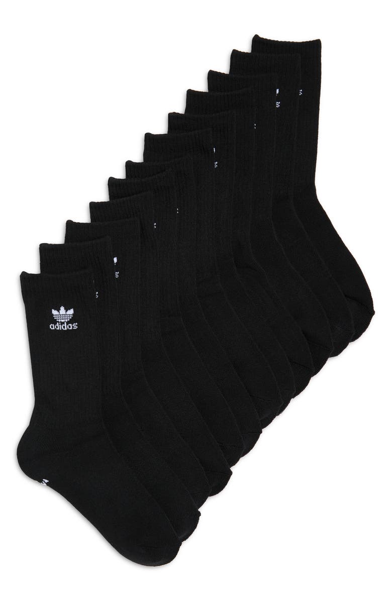 6-Pack Trefoil Performance Crew Socks