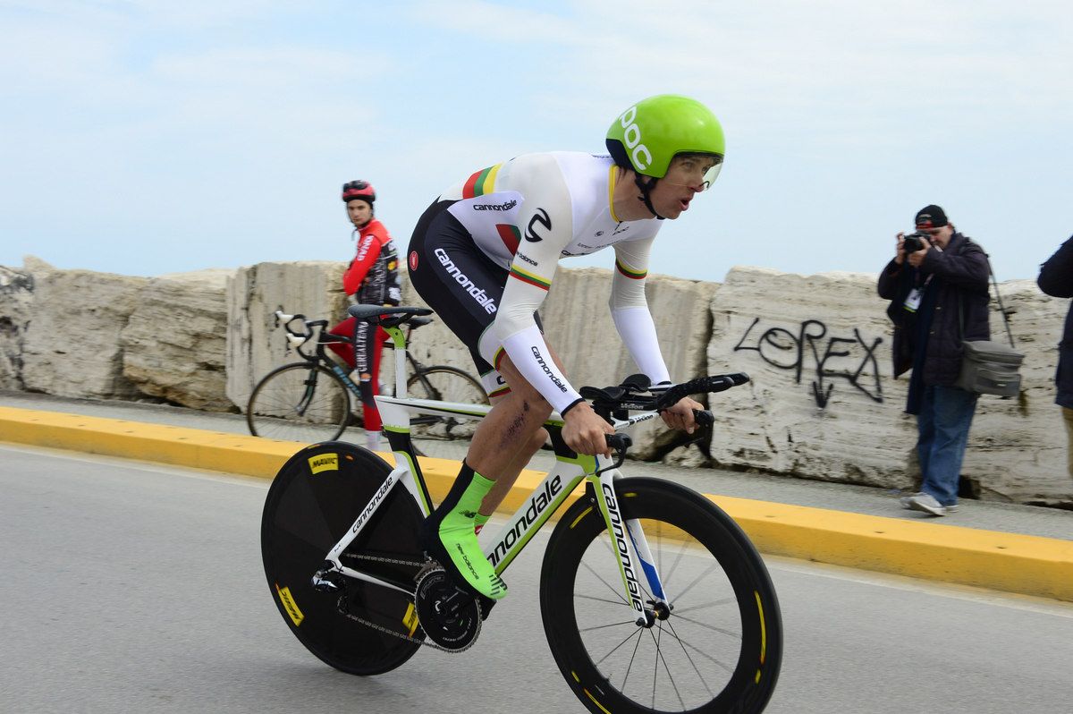 Lithuanian TT champ Ramūnas Navardauskas (Cannondale)
