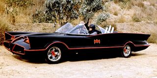 The Batmobile form the 1960s era Batman TV series