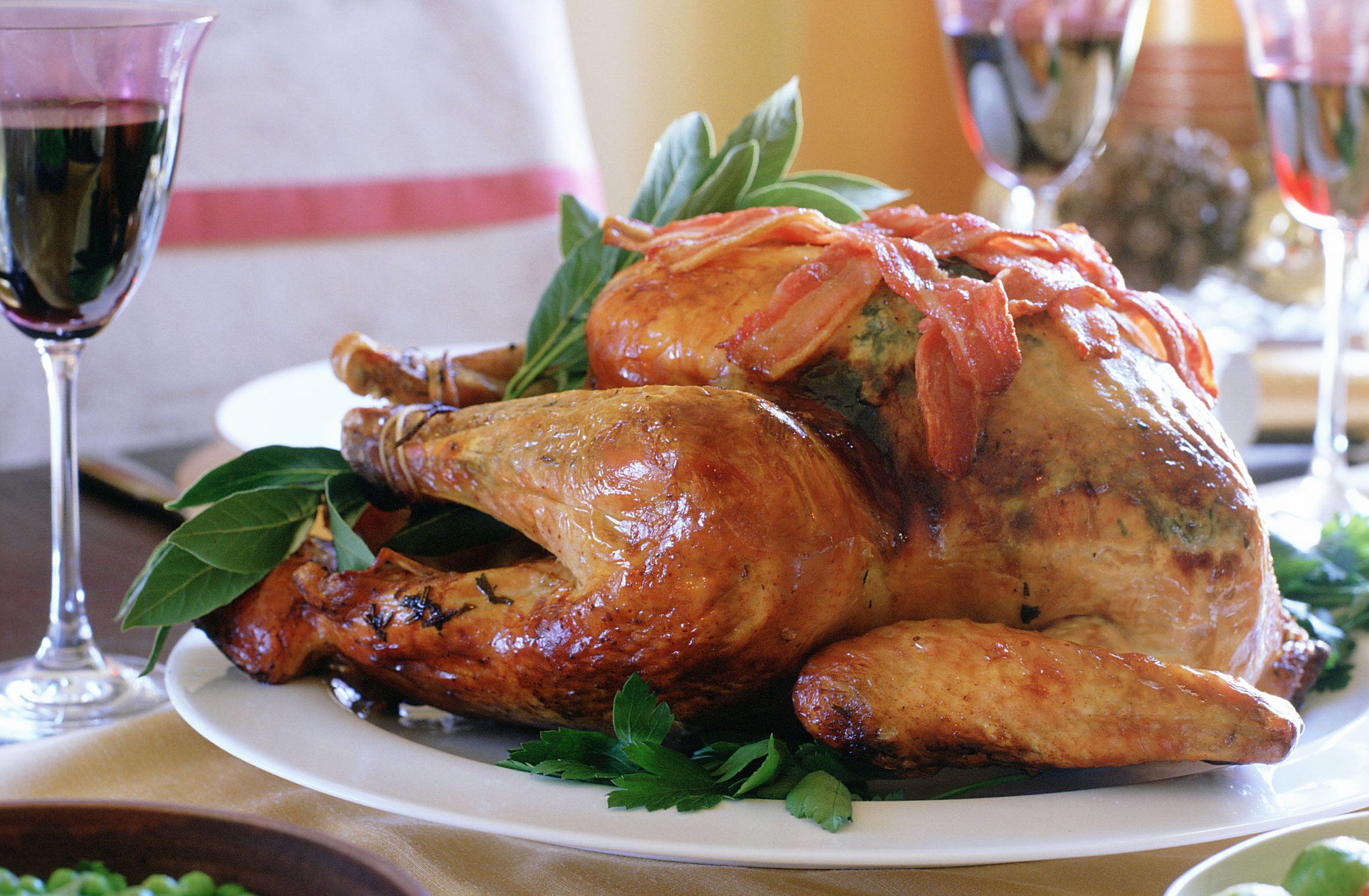 Roast turkey with chestnut stuffing recipe