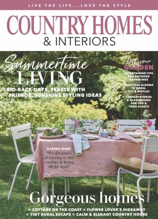 country homes & interiors cover July 2021