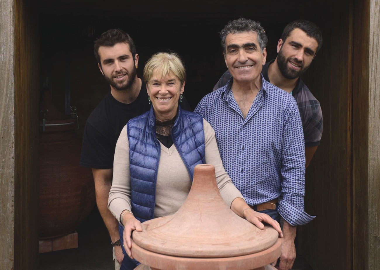 Teo, Th&amp;eacute;r&amp;egrave;se, Michel and Iban Riouspeyrous, Domaine Arretxea