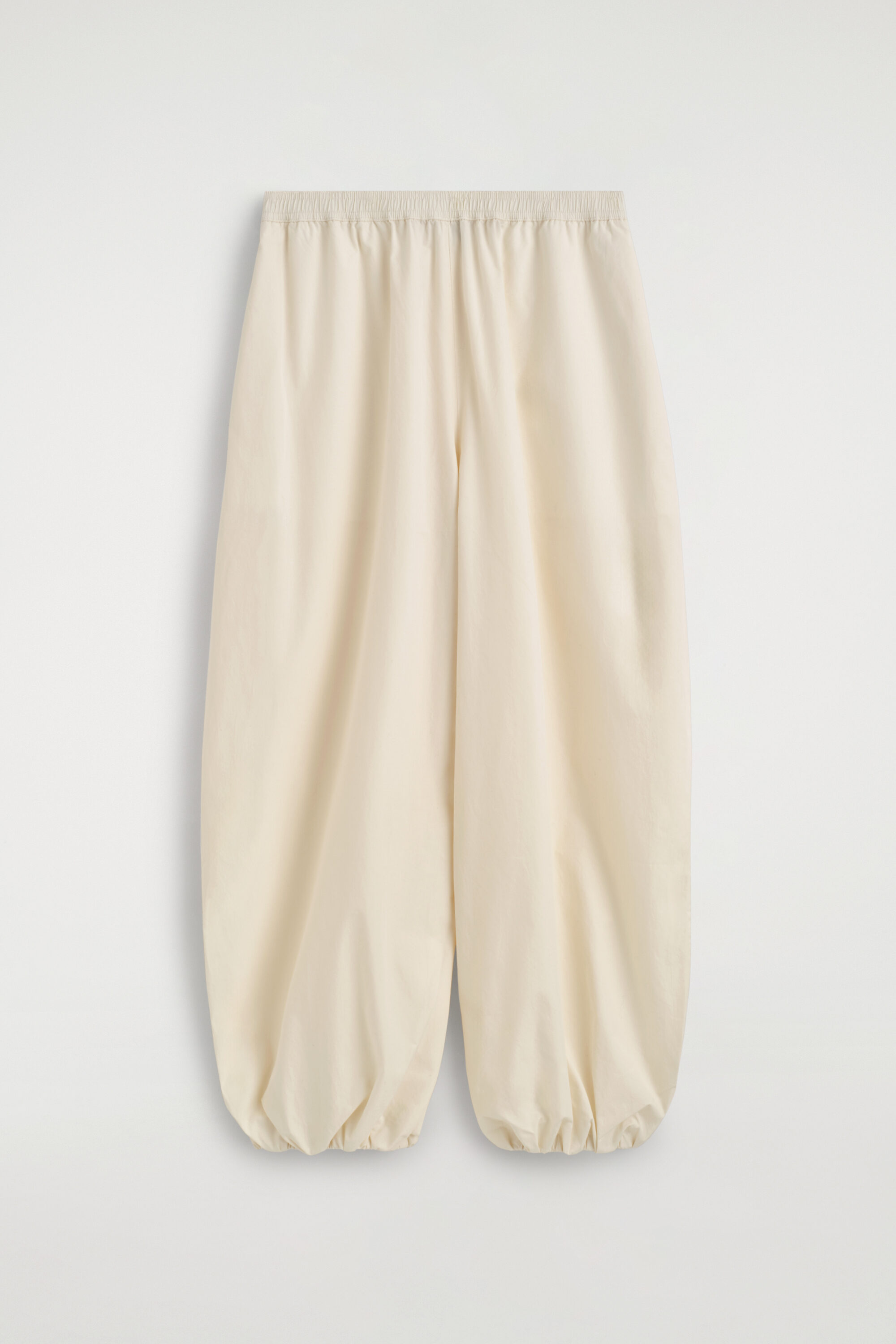 Fluid Cotton Balloon Pants
