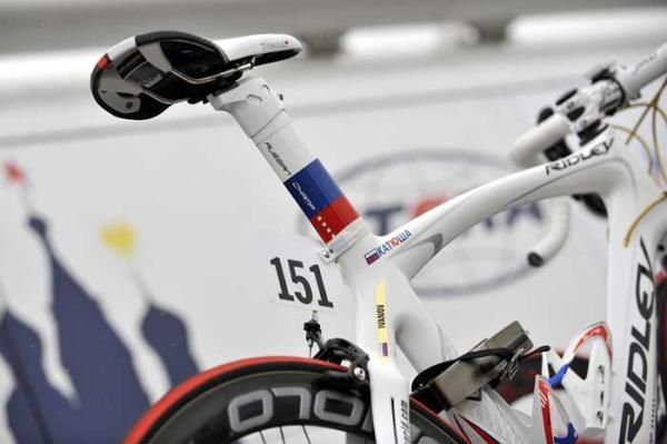 The bike of Russian Champion Serguei Ivanov (Katusha)