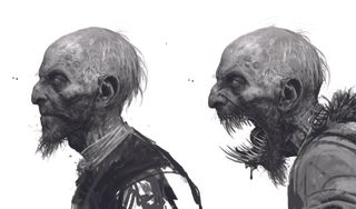 Concept art showing RPG game The Blood of Dawnwalker's vampire antagonists.