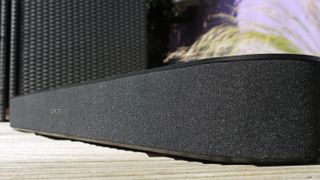 A close-up of the Sonos Beam soundbar