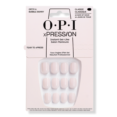 Xpress/on Short Solid Color Press on Nails - Opi'm a Bubble Bunny