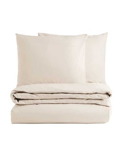 Cotton Duvet Cover Set - Light Pink