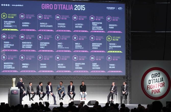 The 2015 Giro d'Italia route presentation