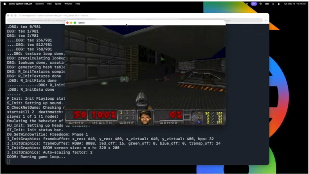 google using a mac during google io
