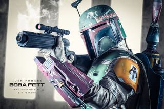 A fantastic Boba Fett cosplay by Josh Powers (Image: Ken Pearson)