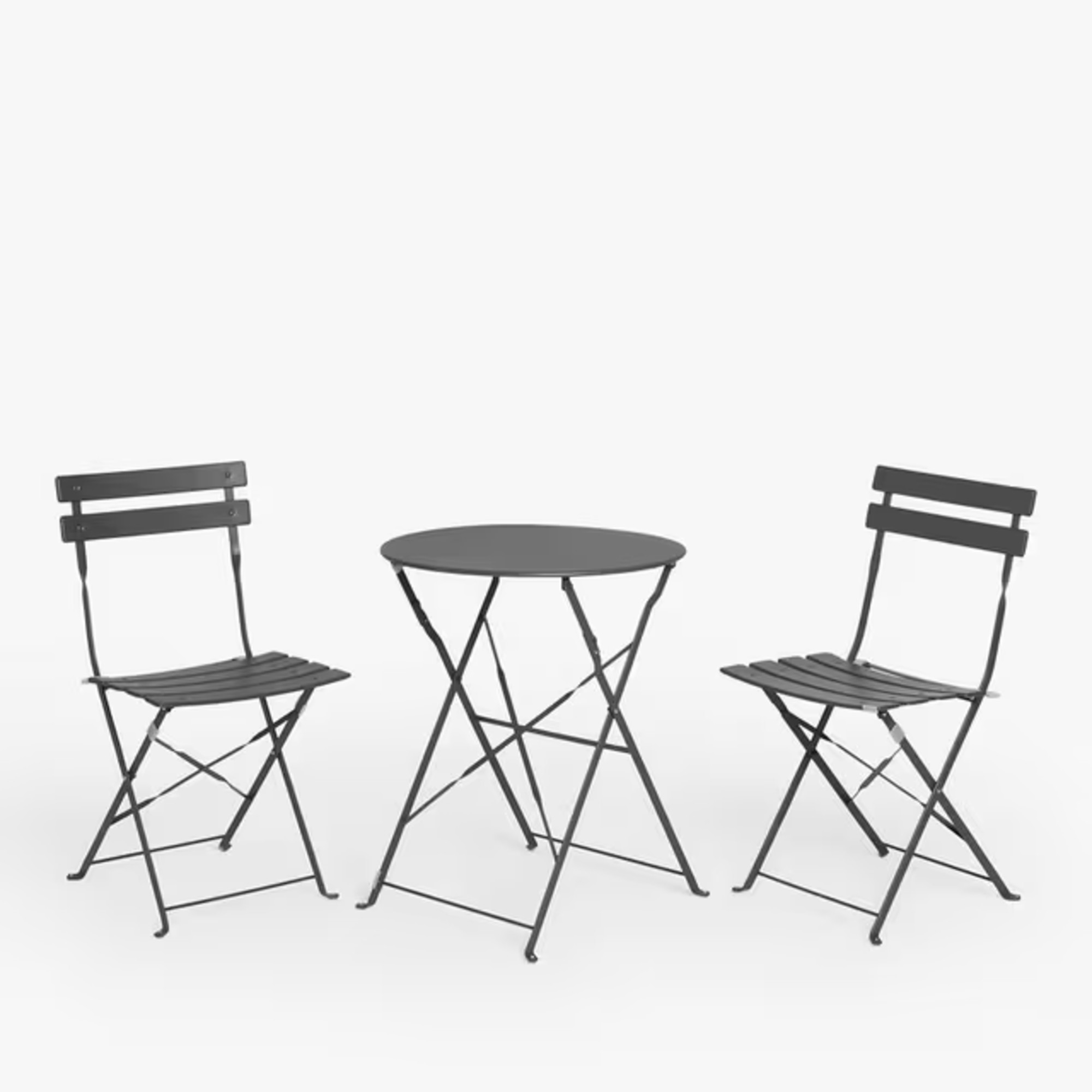 John Lewis Anyday Camden 2-Seater Garden Bistro Table & Chairs Set