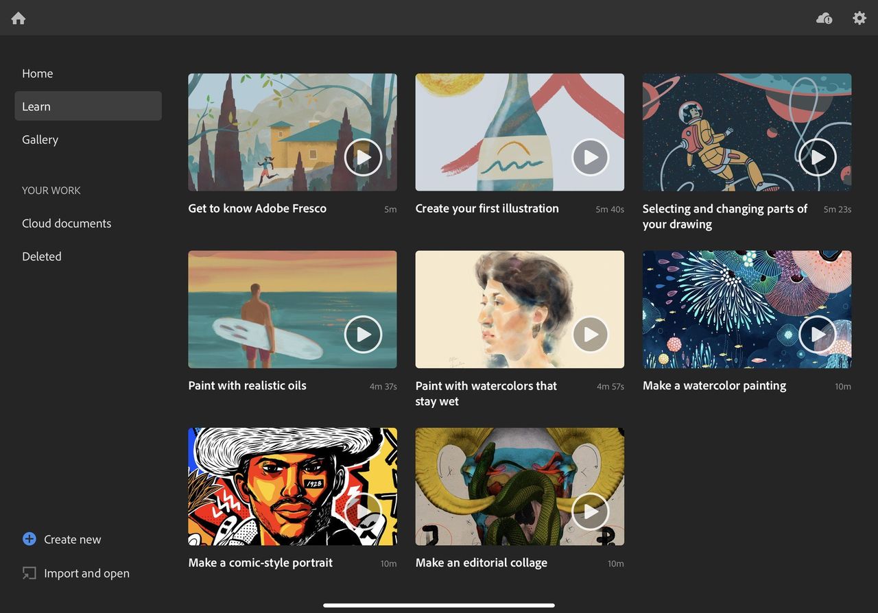 Adobe Fresco Tutorials