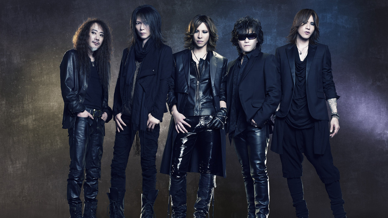 Yoshiki, centre, with X Japan