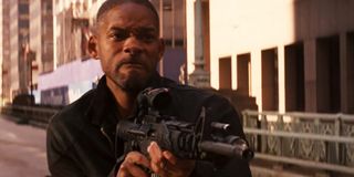 Will Smith I Am Legend Firing Gun