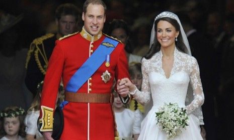 Catherine Middleton wowed in a sleek Sarah Burton for Alexander McQueen dress that commentators say represents a clear alternative to Princess Diana&amp;#039;s &amp;quot;overblown&amp;quot; gown.