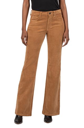 Ana Fab Ab High Waist Flare Corduroy Pants