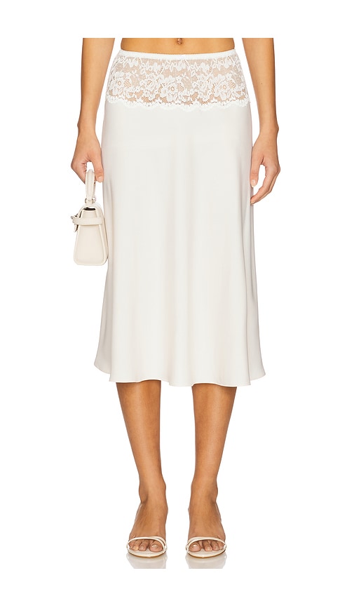 Harper Satin Midi Skirt