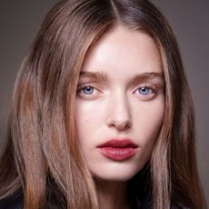 Model backstage at Sportmax