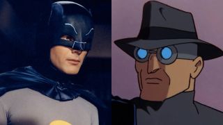 Adam West as Batman and The Gray Ghost