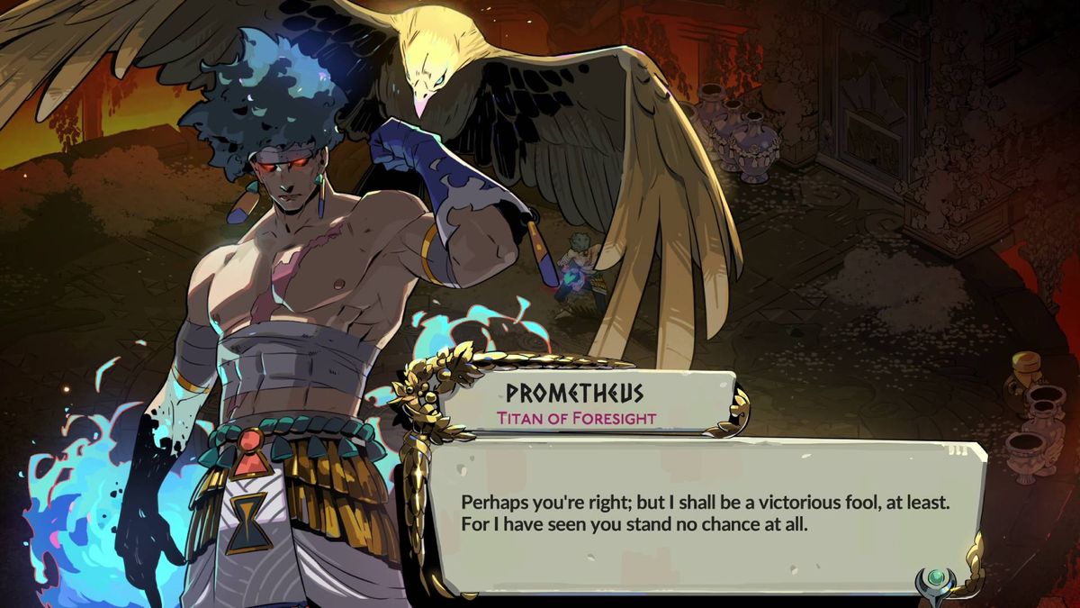 Hades 2 Prometheus dialogue