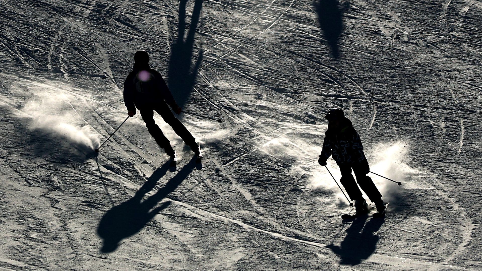 A general view as skiers skiat Mottolino Ski Area ahead of the Milano Cortina 2026 Winter Olympics on January 31, 2026 in Livigno, Italy. 