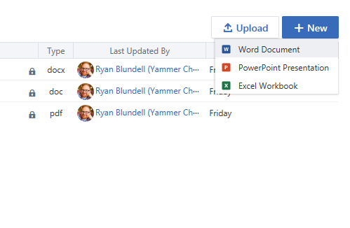 Yammer file